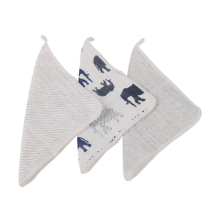 Elephant wash cloth set