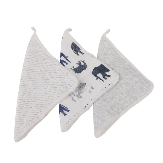 Elephant wash cloth set