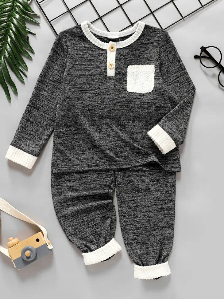 Kids Color Block Tee and Pant set