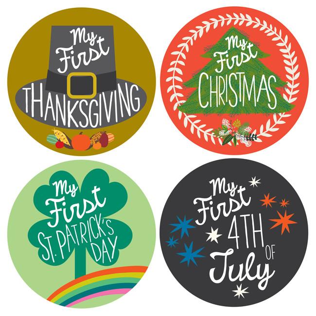 Baby Holiday Stickers