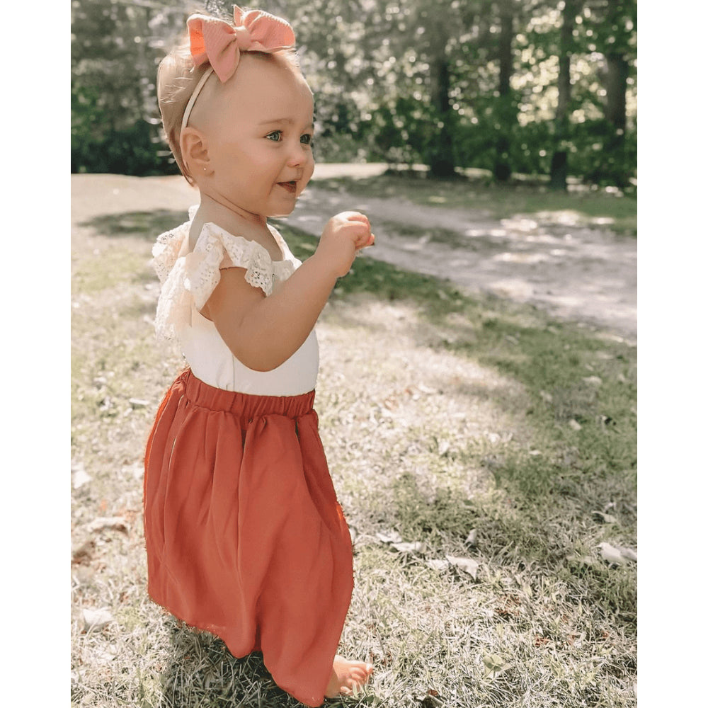 Lace Flutter Sleeve bodysuit