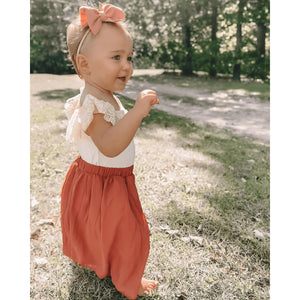 Lace Flutter Sleeve bodysuit