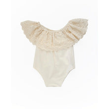 Load image into Gallery viewer, Lace Flutter Sleeve bodysuit