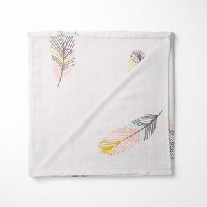 Colorful Leaves Bamboo Blanket