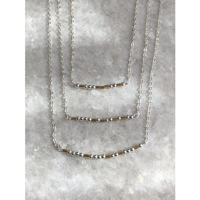Morse code necklace