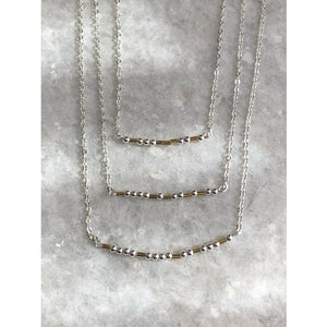 Morse code necklace
