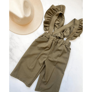Moss Green Suspenders