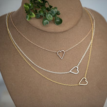 Load image into Gallery viewer, Open Heart necklace