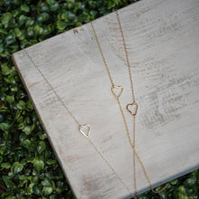 Load image into Gallery viewer, Open Heart necklace