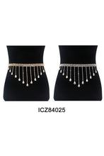 Load image into Gallery viewer, Rhinestone Fringe Belt