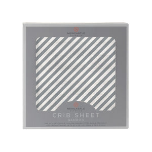 Stripe crib sheet