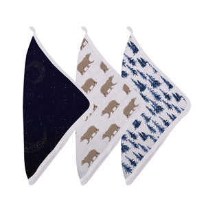 Goodnight bear wash cloth set