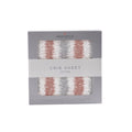 Western stripe crib sheet