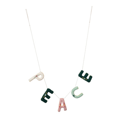 Peace Felt Garland