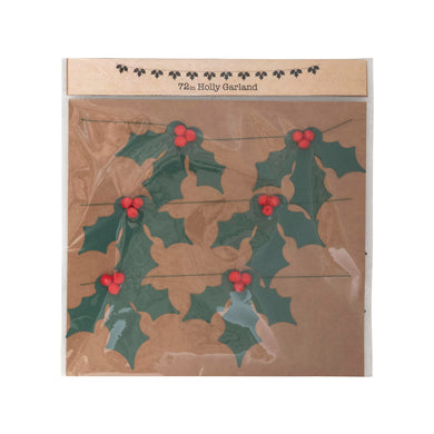 Paper Holly Garland